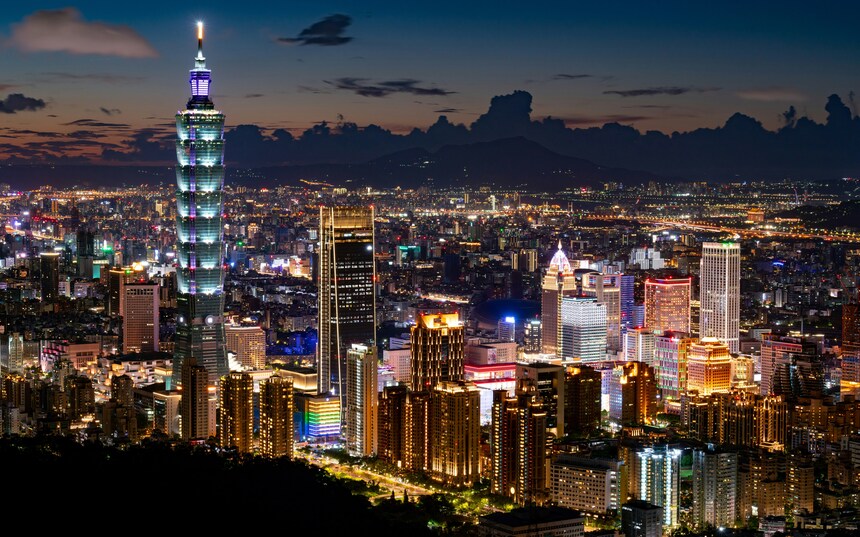 台北101の夜景