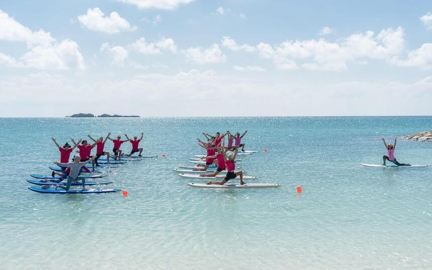 サップヨガの様子